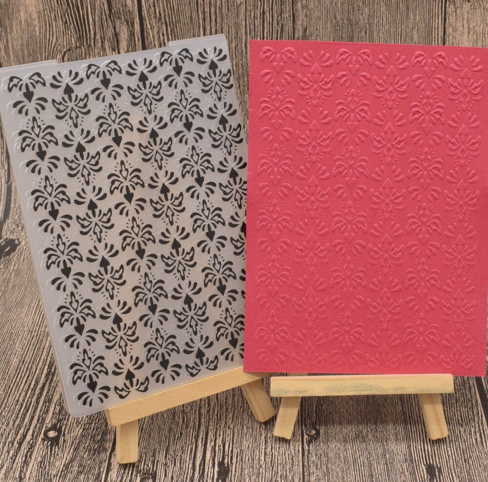 Heart Flower Lace Leaves Plastic Embossing Folders Stencils Template for DIY Paper Cards Album Scrapbooking Decoration
