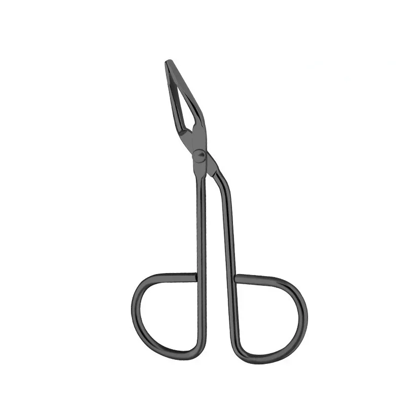 Profession elle Ellbogen Augenbrauen zange Clip Schere Pinzette gerade spitze Edelstahl Augenbrauen Zupfen Make-up Beauty Tools: Grau