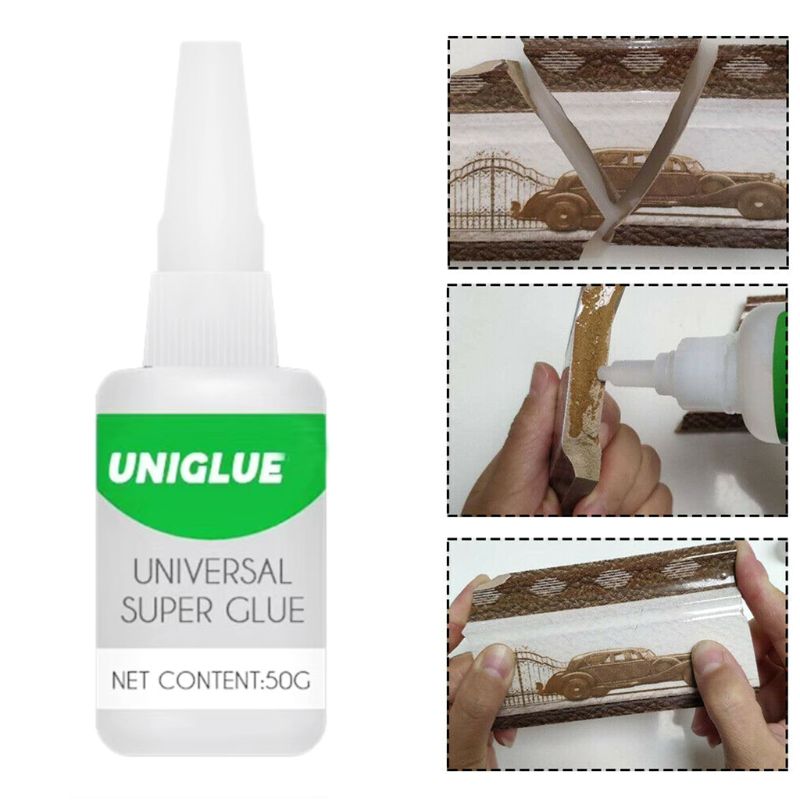 Universal Super Glue Strong Plastic Resin Ceramic Metal Glues Crafts Household 50ml