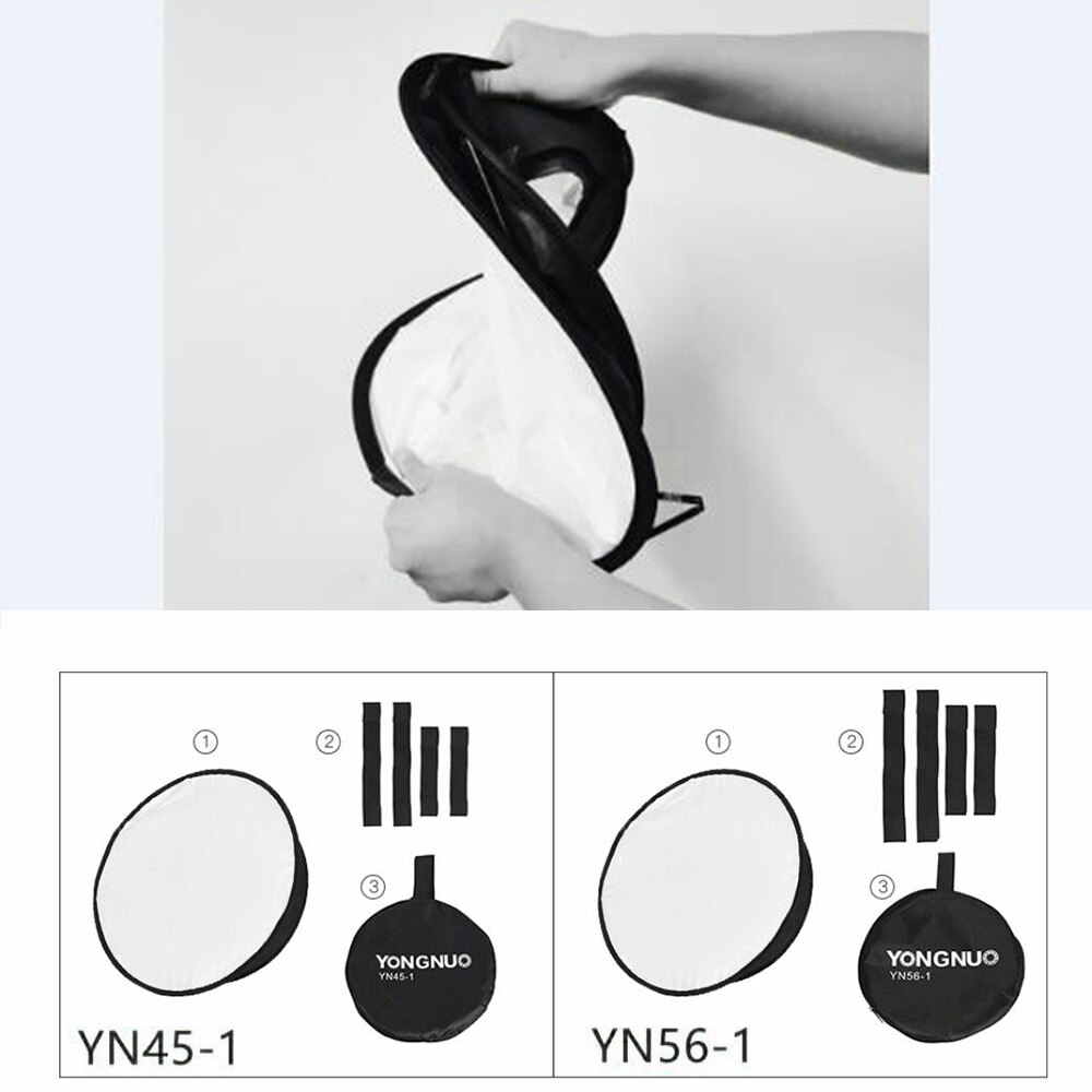 Difusor Softbox Yongnuo para luz LED de vídeo YN300 YN300II YN300III YN300IV YN160III YN320 YN600L YN600LII YN900 iluminación de relleno