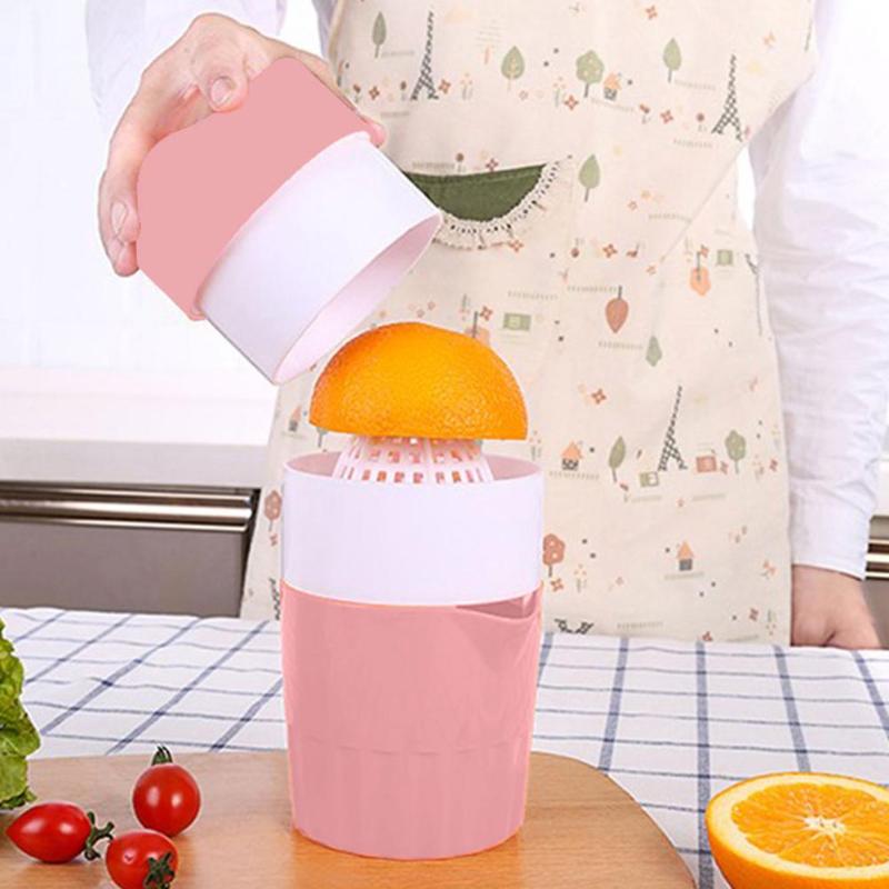 Presse-agrumes Portable Machine jus d'orange tasse enfant extérieur Portable manuel presse-agrumes pour Orange citron fruits presse-agrumes 300ML