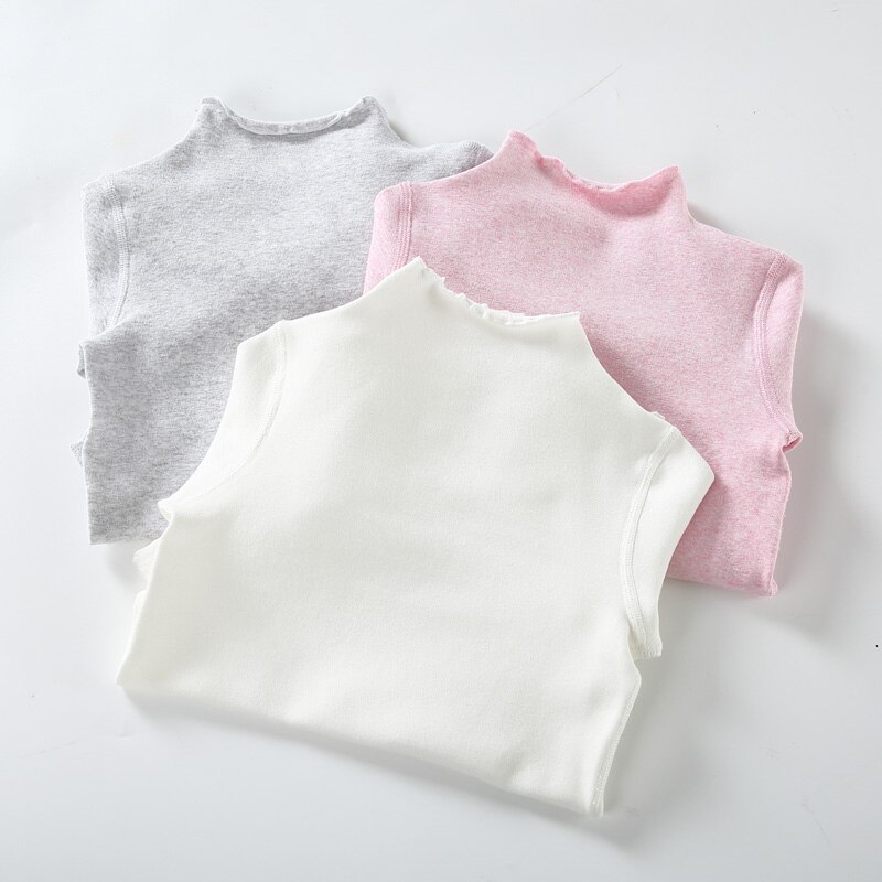 Baby kleding hoge picot hals bodysuit kinderen kleding baby jongens meisjes kleding lange mouwen kinderen kleding solid