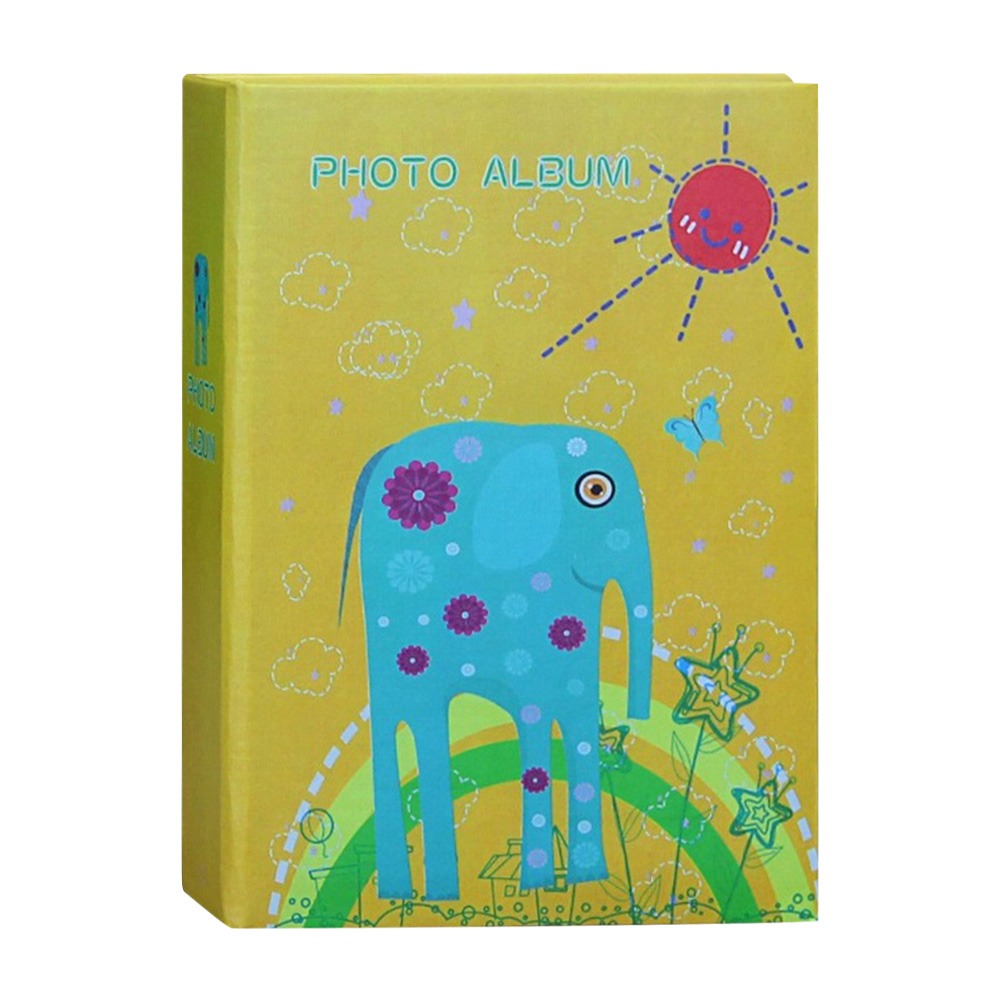 PVC 4R Photo Album Multicolor Cartoon 100PCS Album Collection Cartoon Photo Albums