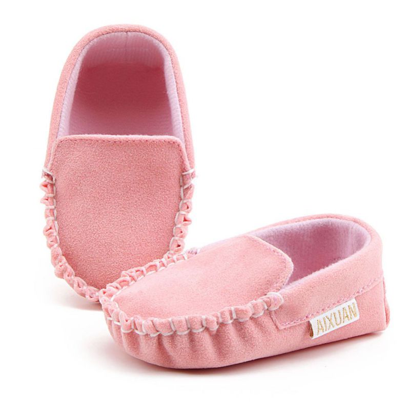 Winter Lovely Infant Moccasins Princess Baby First Walk Shoes Baby Matte Pu Peas Casual Leather Shoes
