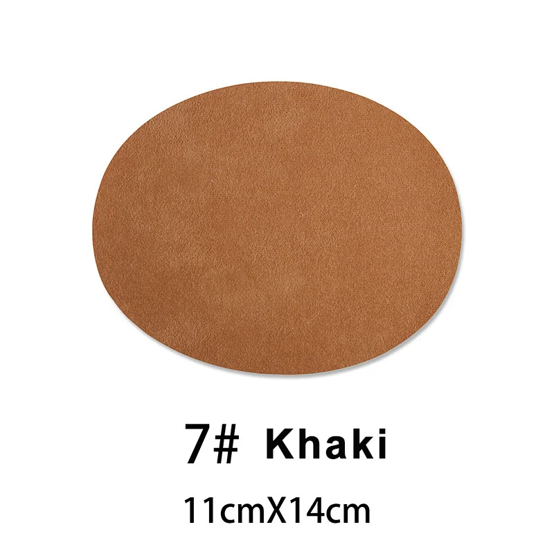 4 stuks opstrijkbare patches reparatiepatches ovale suède koeienhuid elleboogpatches elleboog knie fluwelen patches voor trui reparatie kleding jeans: Koper