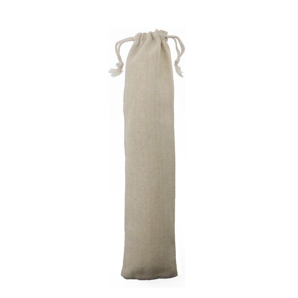 5- stk sugerør 304 metal sugerør af rustfrit stål 12mm genanvendeligt drikke halm sæt taske silikone cover tip bar tilbehør: Hvid taske