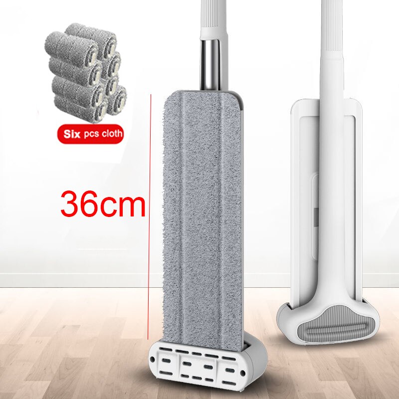 Fregona Mmagic para lavar el suelo, fregona limpiadora, limpieza plana, cubo, limpieza del suelo de la casa, fácil limpieza del hogar 360 ° rotación con: Verde militar