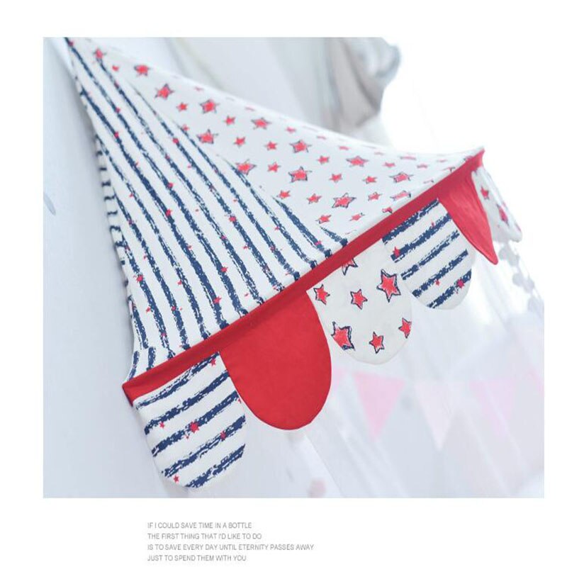 Tentes pour enfants pour enfants jouer maison pliable princesse tipi Wigwam bébé lits à baldaquin avec Net pépinière canapé lecture coin décor: star