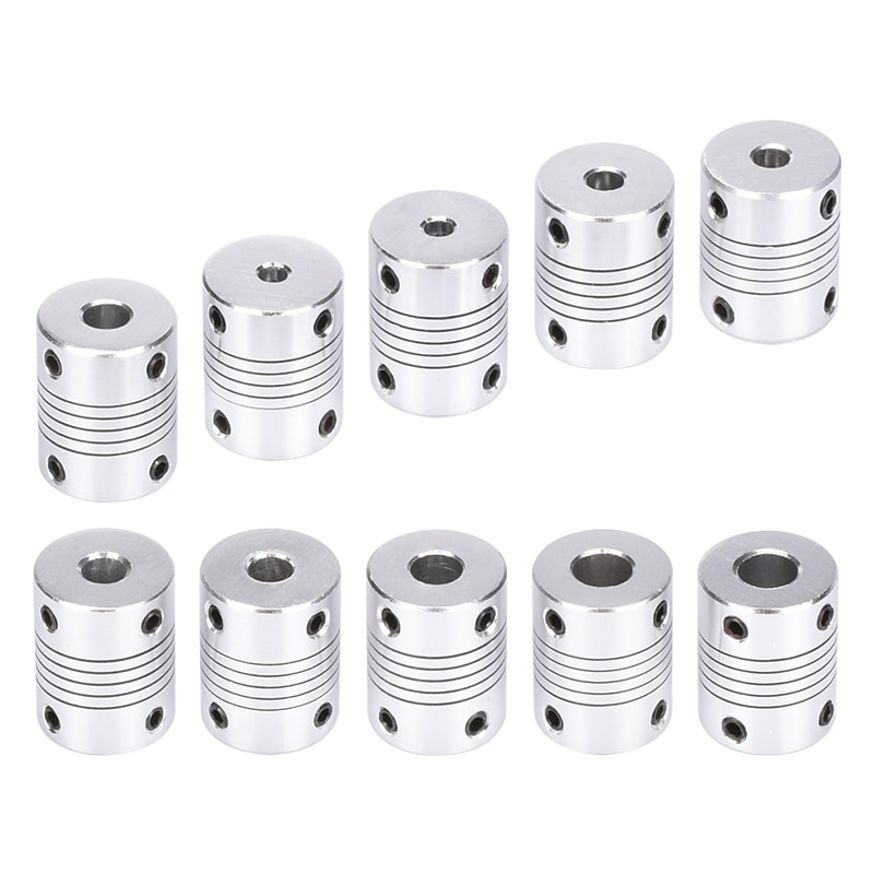 3D Printer Parts Flexible Shaft Coupler 5mm*8mm*25mm Flexible Coupling 5x8mm Flexible Shaft suit Stepper Motor for 3D Printer