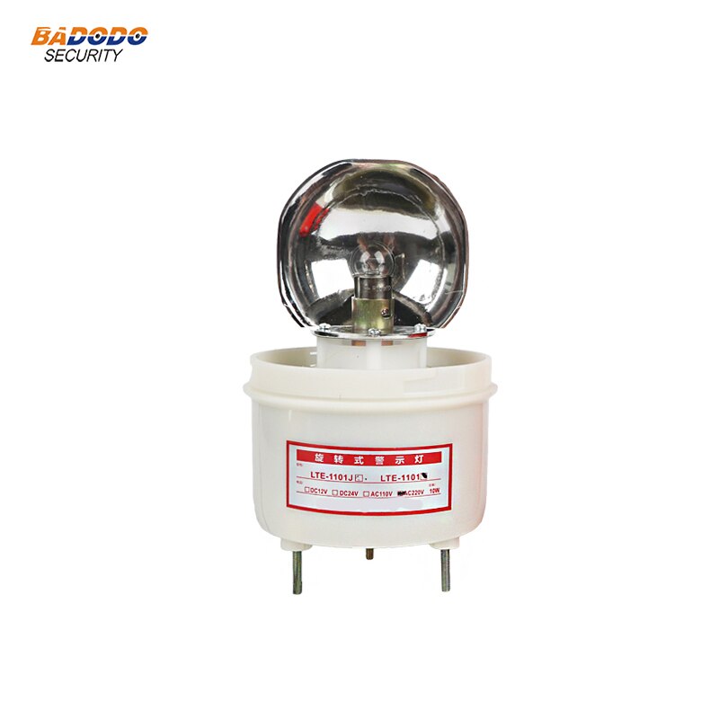 Rotating Alarm Lamp light yellow blue red green warning light lamp outdoor gate door lamp light signal warning beacon voiceless