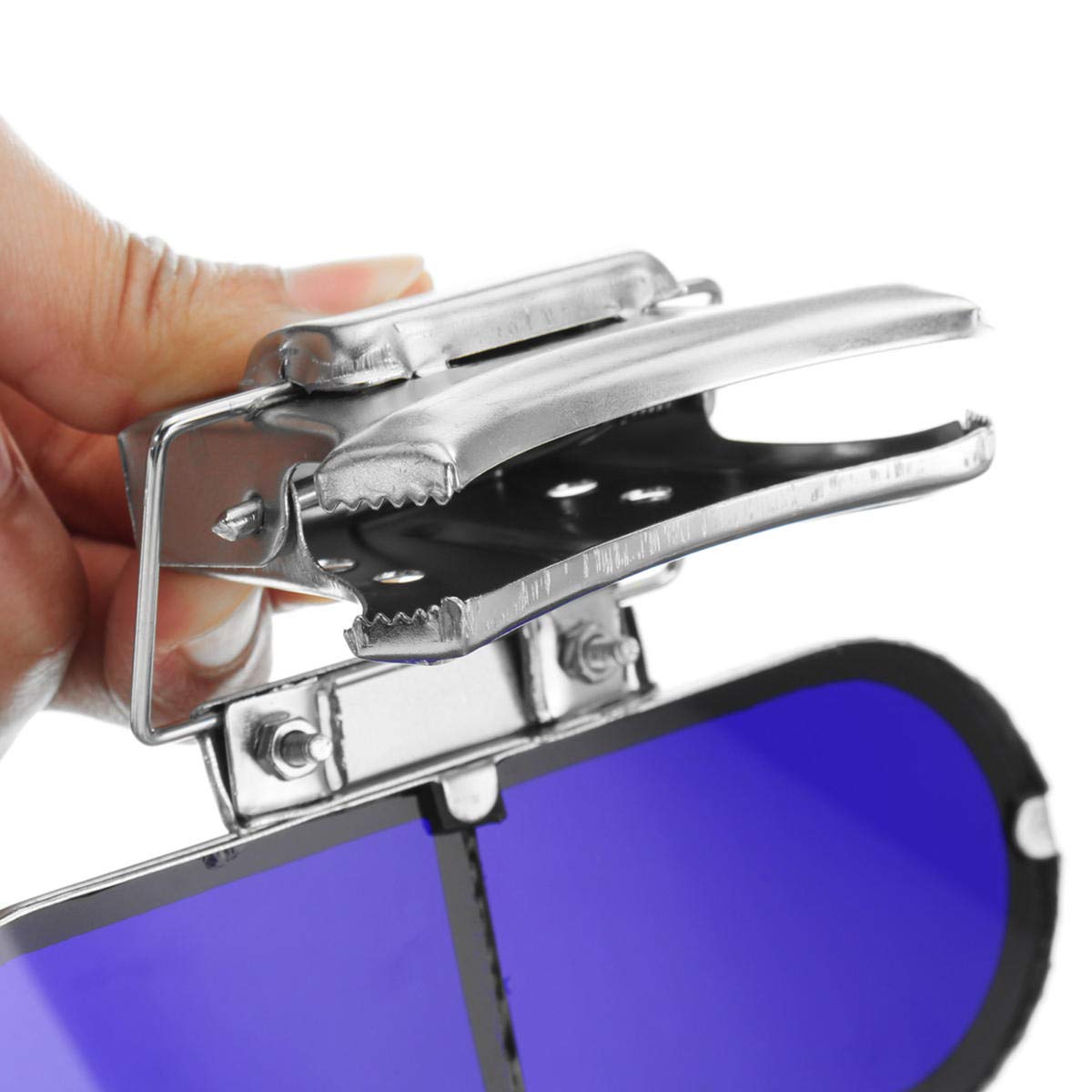 Klip Lifts Cobalt Blue Lens Welding Glasses for Hard Hats Safety Helmet Accessories Protective Eyewear Anti-glare Visors Clip