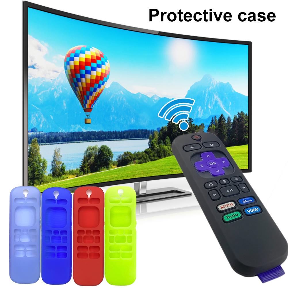 Silicone Case Durable Lightweight Protective Sleeve for Roku 3600R Remote Control