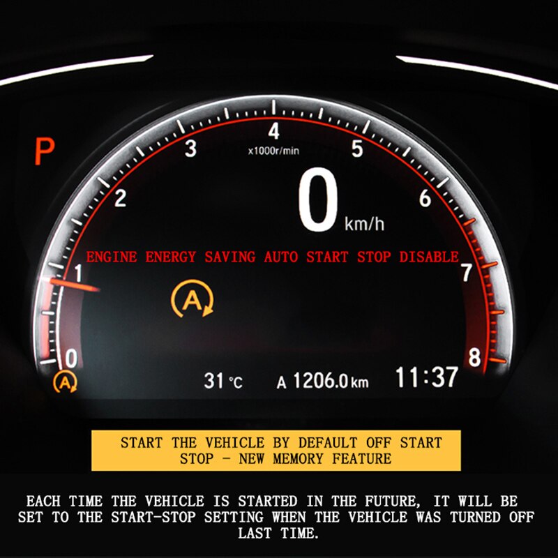 1 Pcs The Auto Engine Start-stop Automatic Shut-off Device Is Suitable for Honda's Tenth Generation Civic Auto Parts