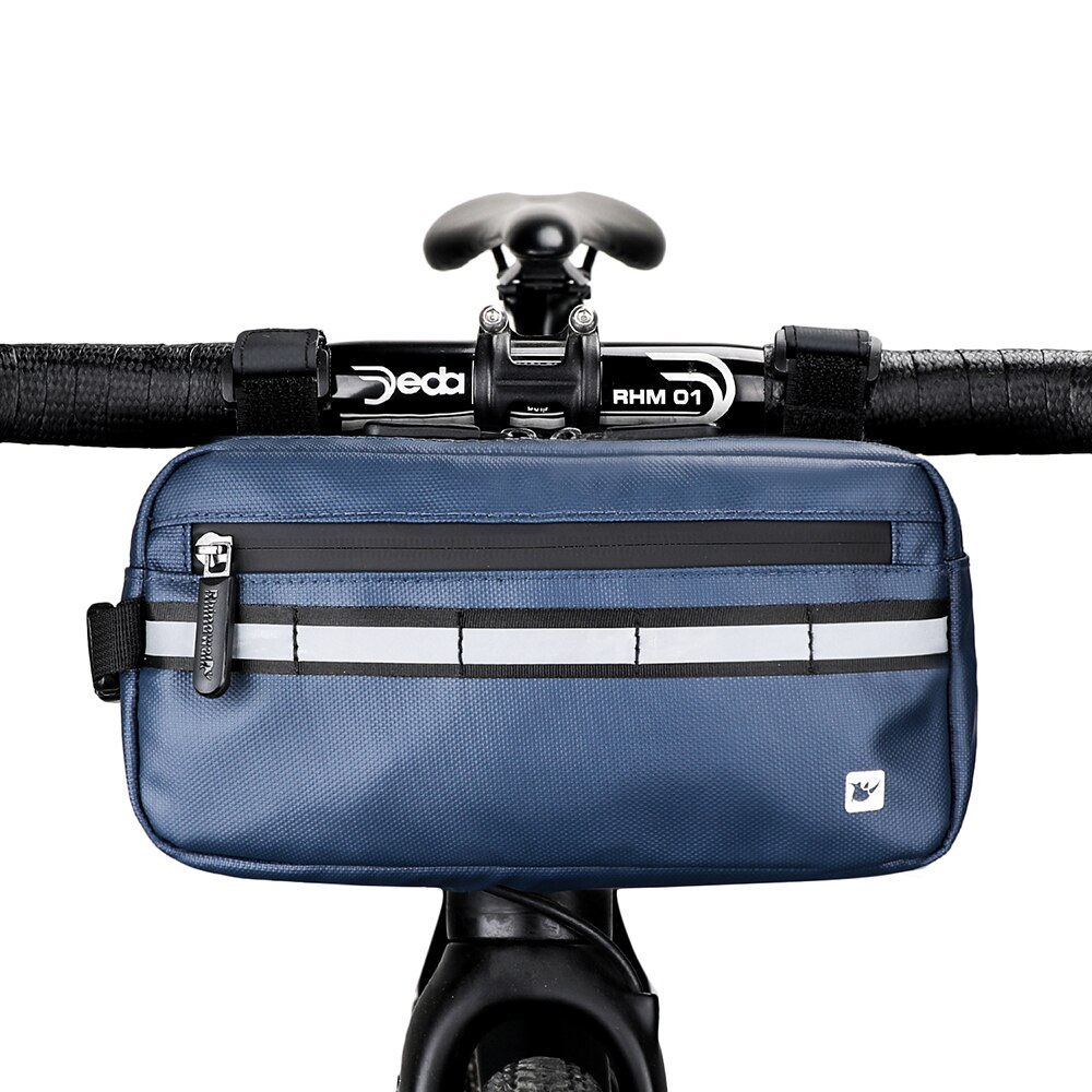 Rhinowalk Fiets Stuurtas Waterdichte Fiets Driehoek Tas Fiets Frame Pouch Mountainbike Fietstas Schoudertas Taille Verpakking: Blauw