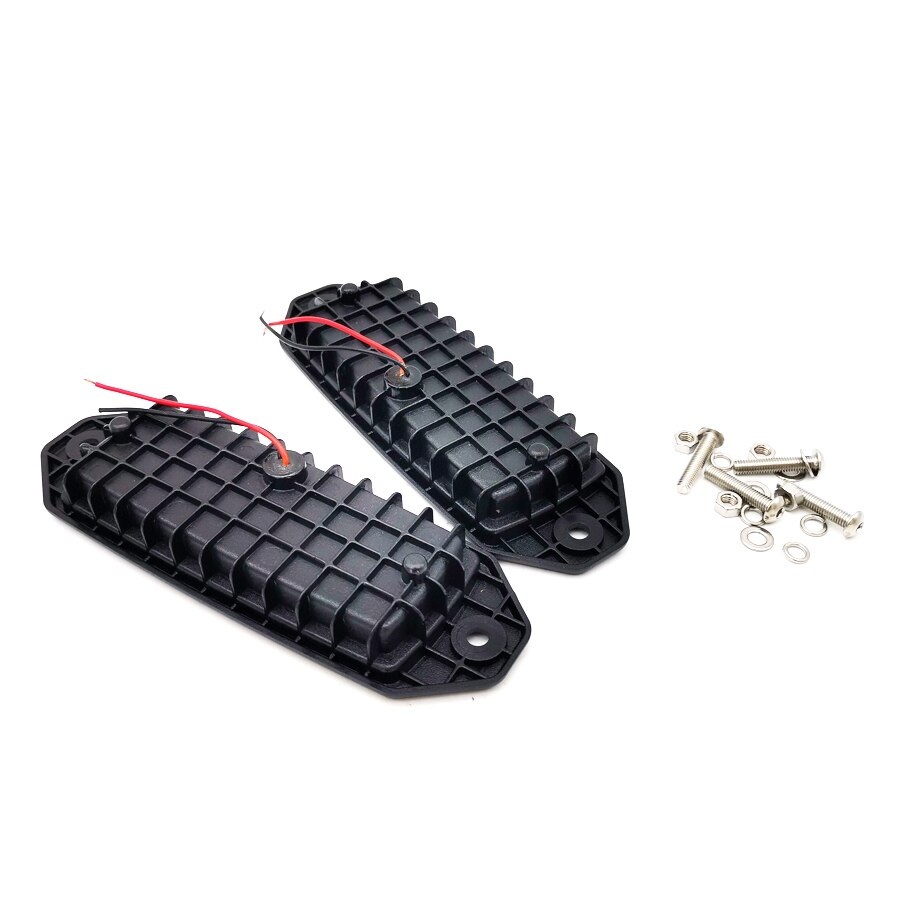 2 x 7" 60W LED LED Fog DRL Light Flush Mount Reverse Lamp Offroad Truck