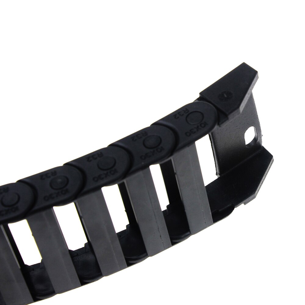 10 x 30mm 10*30mm l1000mm 10 x 30mm kabel sleepketting draaddrager met eindconnectoren voor cnc-freesmachinegereedschappen