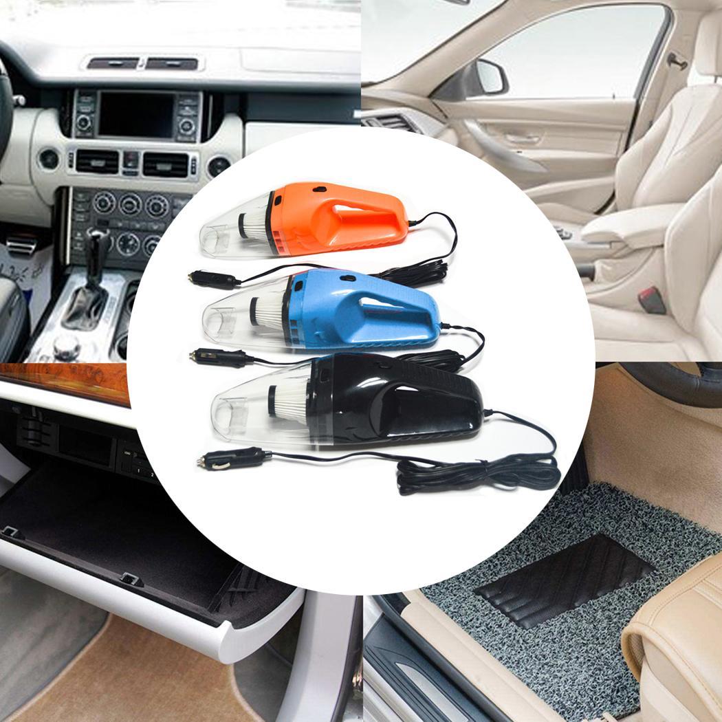 120w grote krachtige nat- en droogzuigers 780g 12v autostofzuigers 4000pa 5m oranje, blauw, zwart