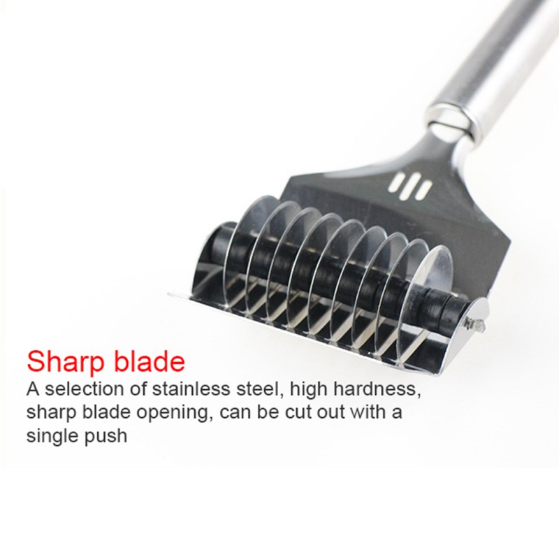 Shallot Cutter Handle Non-slip Manual Section Noodles Cutting Knife Pressed Stainless Steel Machine Noodle Cutter1