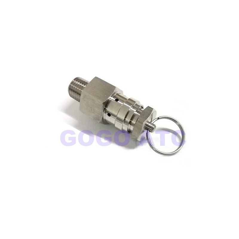 SS304 stainless steel air compressor safety valve 1/4 NPT pressure relief valve 1bar steam generator boiler parts