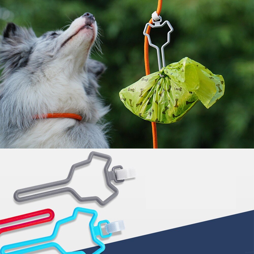 Dispensador de bolsas de basura para perros, accesorios de suministro de mascotas, dispensador de correa, Herramientas de limpieza, soporte de Bolsa para popó, manos libres