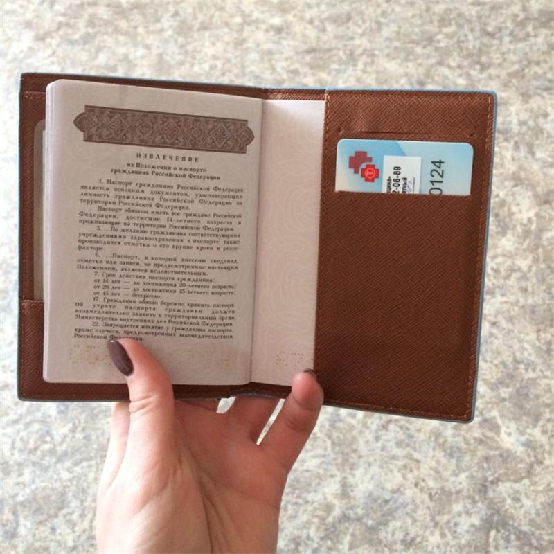 Fruit Summer Women Travel Business Passport Cover with Card Holder ID and Air Ticket Holders Passport Case for Documents