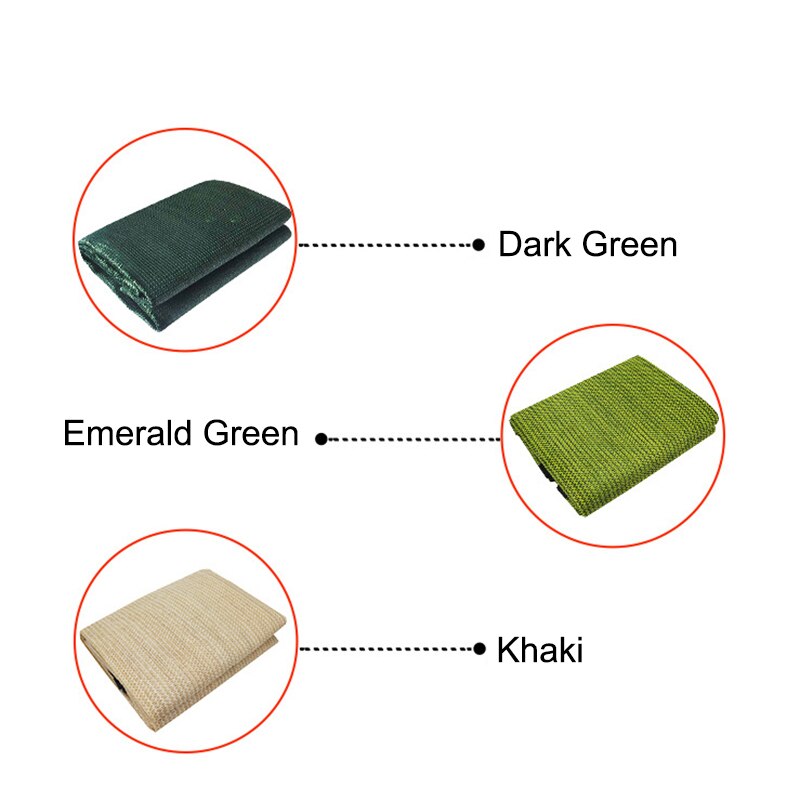 Rectangle Sun Shade Sail UV Block Breathable for Outdoor Patio Garden Plant A1