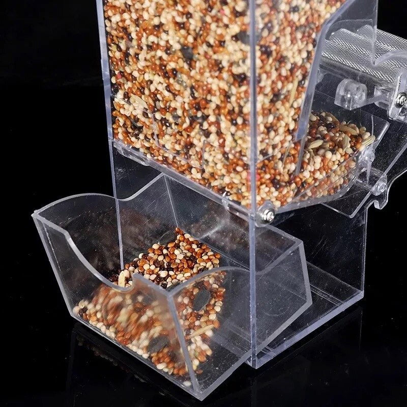 1 Pcs Feeder Bird Automatic Feeders Bird Food Container Food Feeders For Pigeons Parrot Starling Pet Birds Feeding Devices
