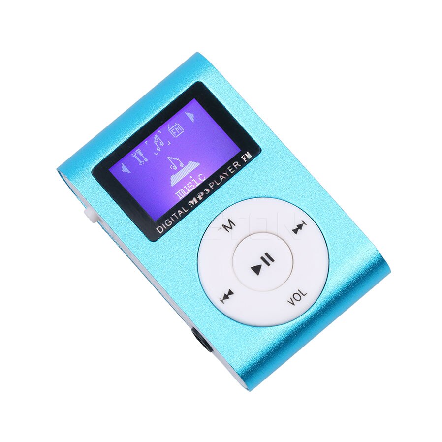 Mini reproductor MP3 con Clip USB, soporte de pantalla LCD de 32GB, tarjeta Micro SD TF, reproductores de Mp3 digitales