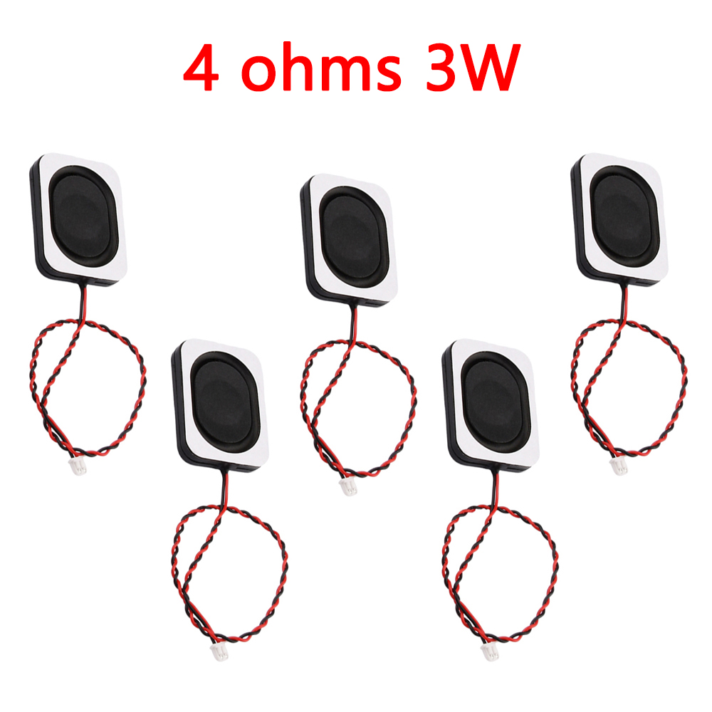 4/8 Ohm Internal Magnetic Cavity Speaker 2/3W Oval Internal Magnet Diy Magnetic Speaker Full Range Box Speaker 1.25 2.0 Terminal: Orange / 15cm