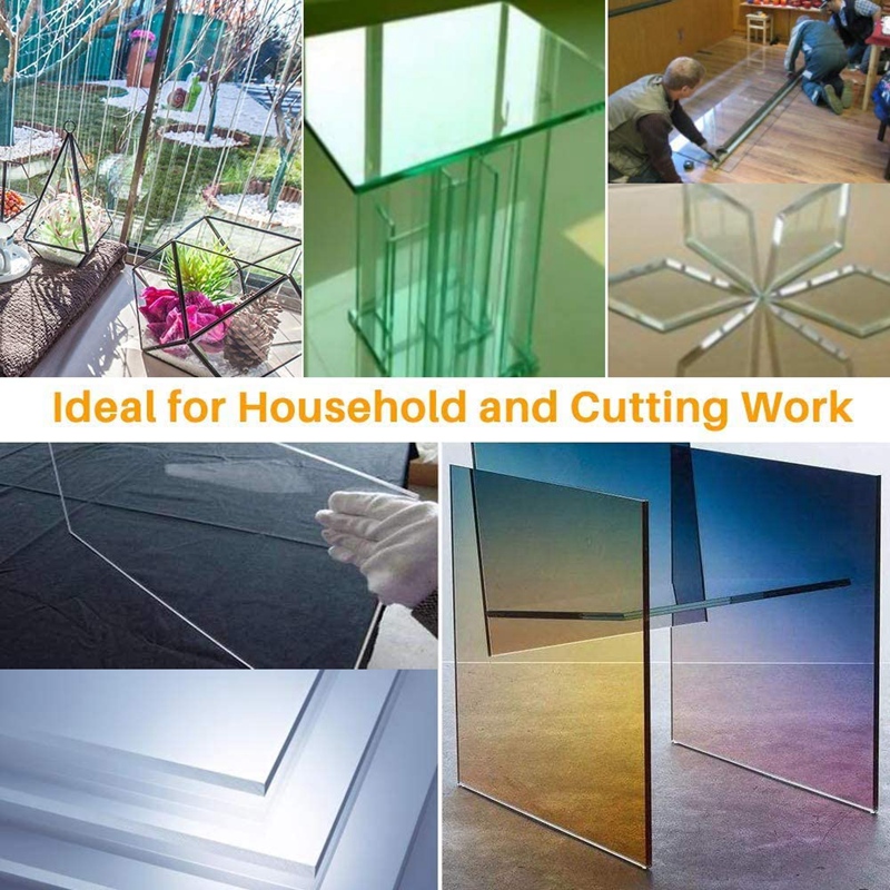 Glass Cutter 2mm-20mm, Glass Cutter Tool with Engraved Pen, Glass Cutting Tool with Automatic Oil Feed for Mirrors/Tiles