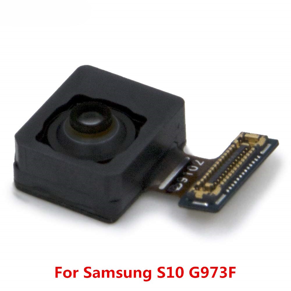 Przedni obiektyw aparatu do Samsung Galaxy S4 S5 S6 G920 S7 S8 S9 krawędzi S10 S20 S21 Plus G955F stoi mały aparat Flex Cable części: S10
