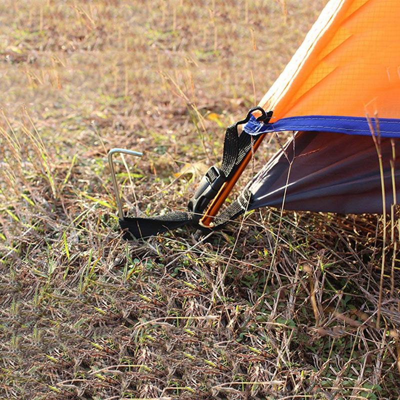 Telt / presenning dele pløk spørgsmålstegn søm stål pind 18 cm 5 sæt