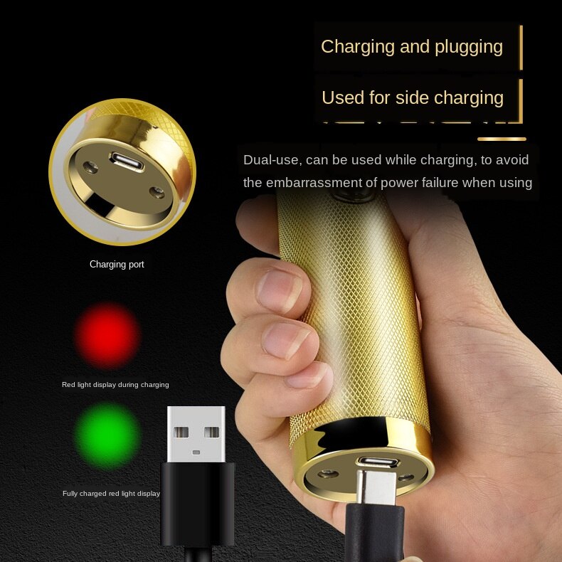 Cordless Outliner Hair Trimmer Hair Clipper Beard Barber Shop Rechargeable Hair Cutting Machine Can Be Zero Gap