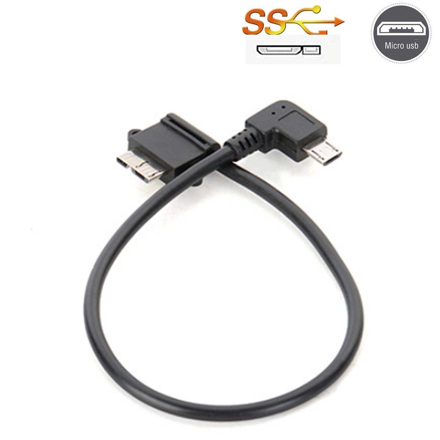 Micro Usb 2.0 Naar Usb 3.0 Micro B Kabel Connector Voor Hard Drive Smartphone Mobiele Telefoon Pc