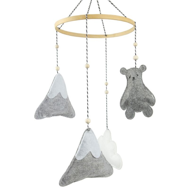 Baby Toddler Rattles Mobile Toys Crib Toy Bed Hanging for Baby Newborn Kids Crib Bed Bell Carousel Cots Handmade Room Decoration: 47-3