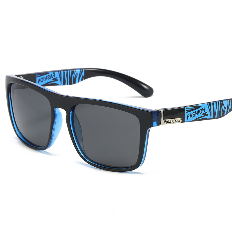 2024 Gepolariseerde Zonnebril Mannen Rijbril Mannen Zonnebril Voor Mannen Retro Goedkope Luxe Vrouwen Uv400 Gafas: blauw-Grijs