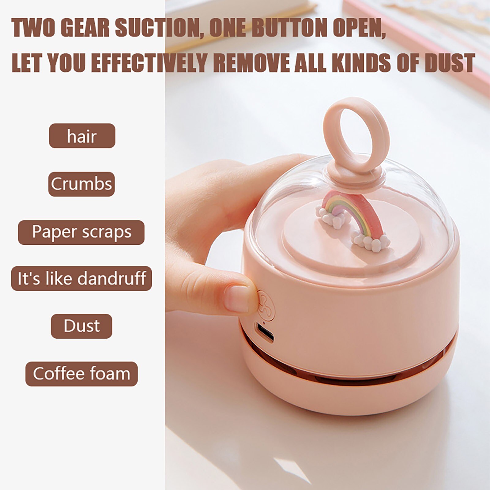 Mini Stofzuiger-Bureau Stof Veegmachine Desktop Schoner Desktop Confetti Cleaner Keyboard Cleaner Stofzuigers