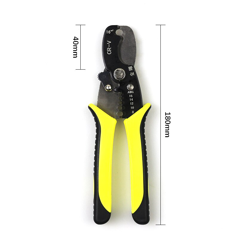 Crimper Cable Cutter Automatic Wire Stripper Multifunctional Stripping Tools Crimping Pliers Terminal: Cable wire stripping