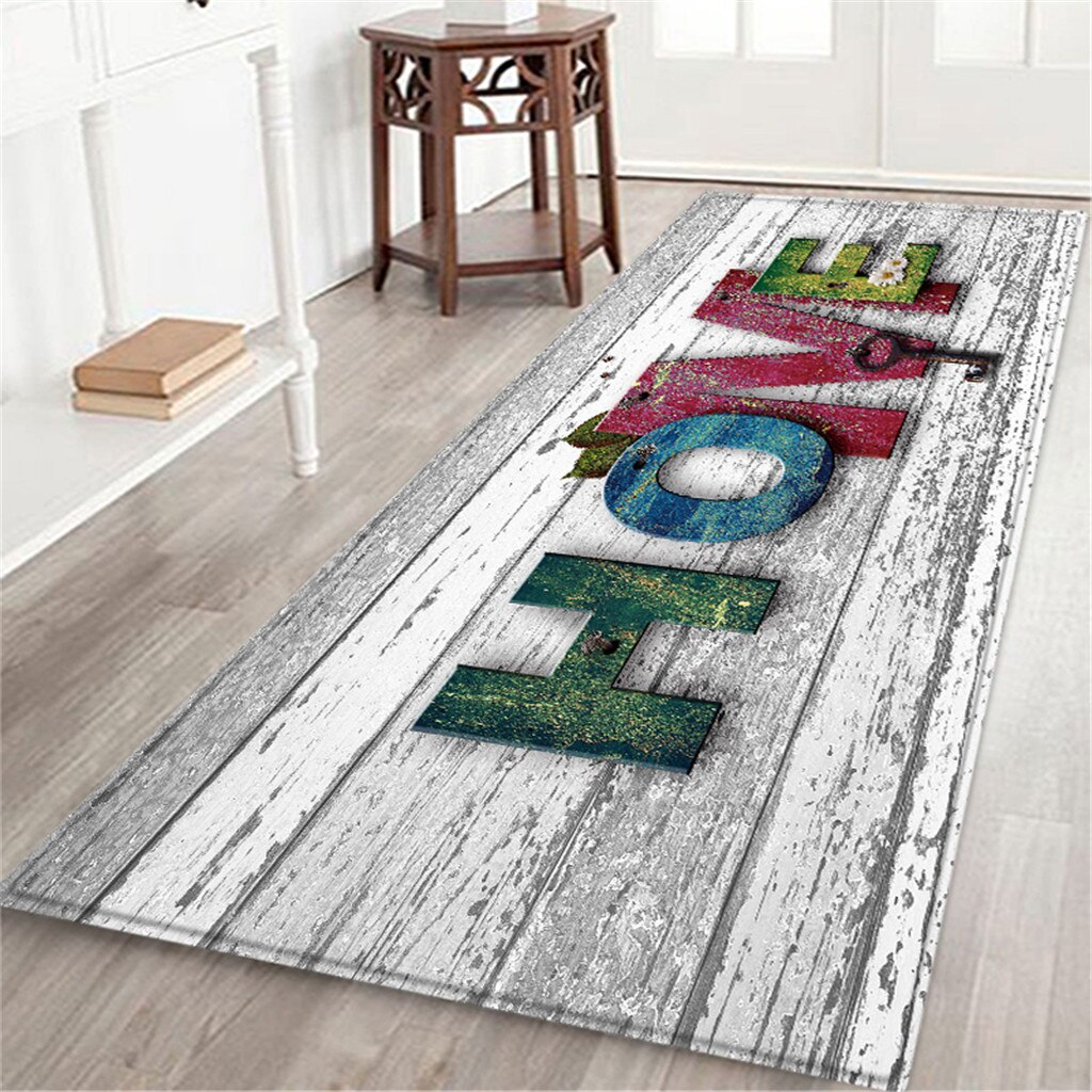 60 x 180 cm tæpper gang dørmåtte skridsikker tæppe absorbere vand køkken tæppe stue soveværelse måtte område indretning tæpper wyy: B