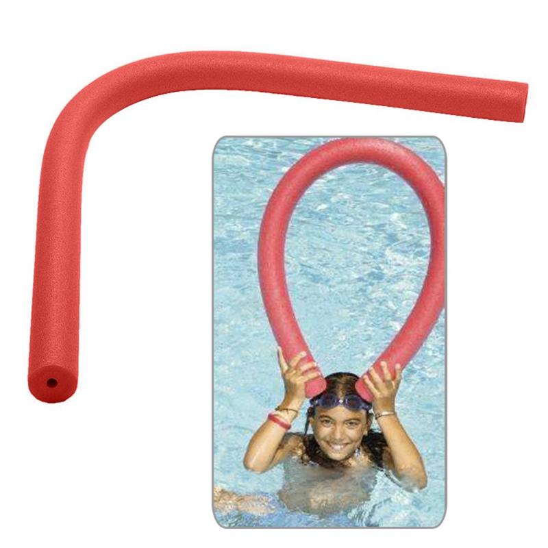 Ring opdrift pind pool nudel vand fleksibel lære svømning flydende oppustelig vand flyde epe farve svømning ringe