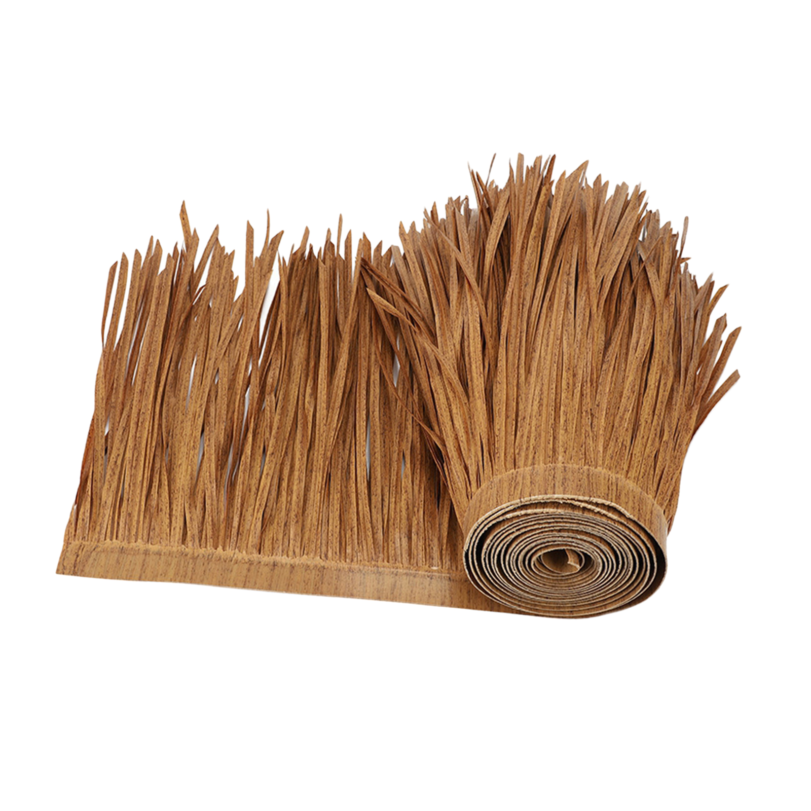 Gras Kunstriet Dakbedekking Voor Buitentuin Patio Paraplu Cover 1M X 50Cm Stro Dak Rieten Dak Simulatiepaneel Palm Riet: Melkwit