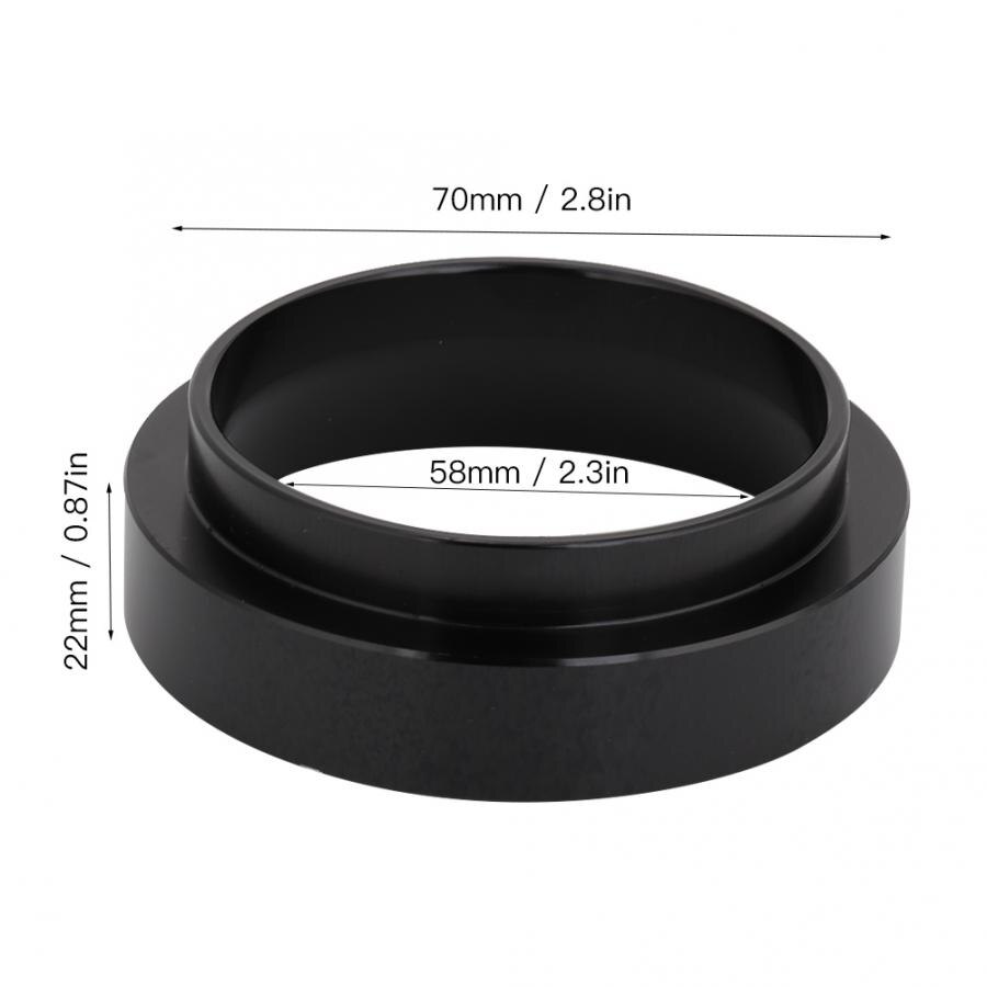 58mm Aluminum Universal Coffee Dosing Ring Funnel Replacement Coffee Maker Accessory Hand-made Coffee Tool