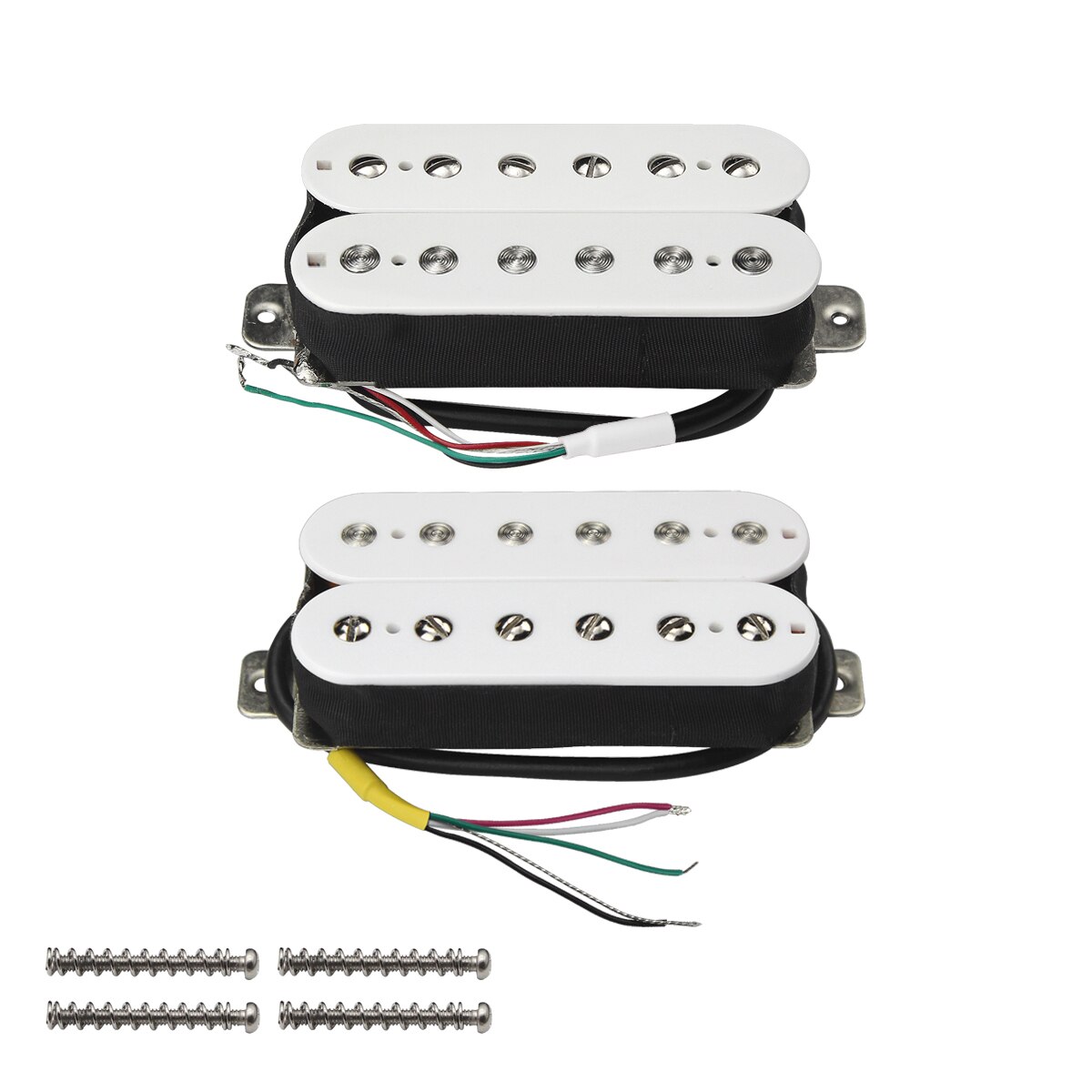 FLEOR Alnico 5 Humbucker Gitaar Pickup Witte Hals of Bridge Pickup Kiezen voor FD Elektrische Gitaar Accessoires