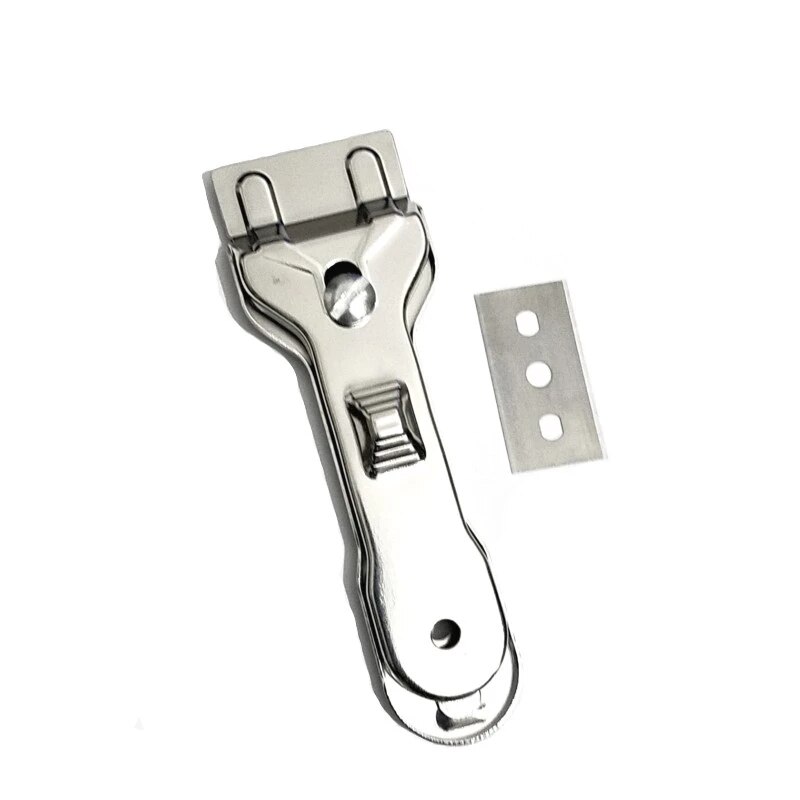 Multifunction Glass Ceramic Hob Scraper Cleaner Remover Spatula Home Tools Kitchen Stove Cleaning Utility Knife Squeegee Set: B