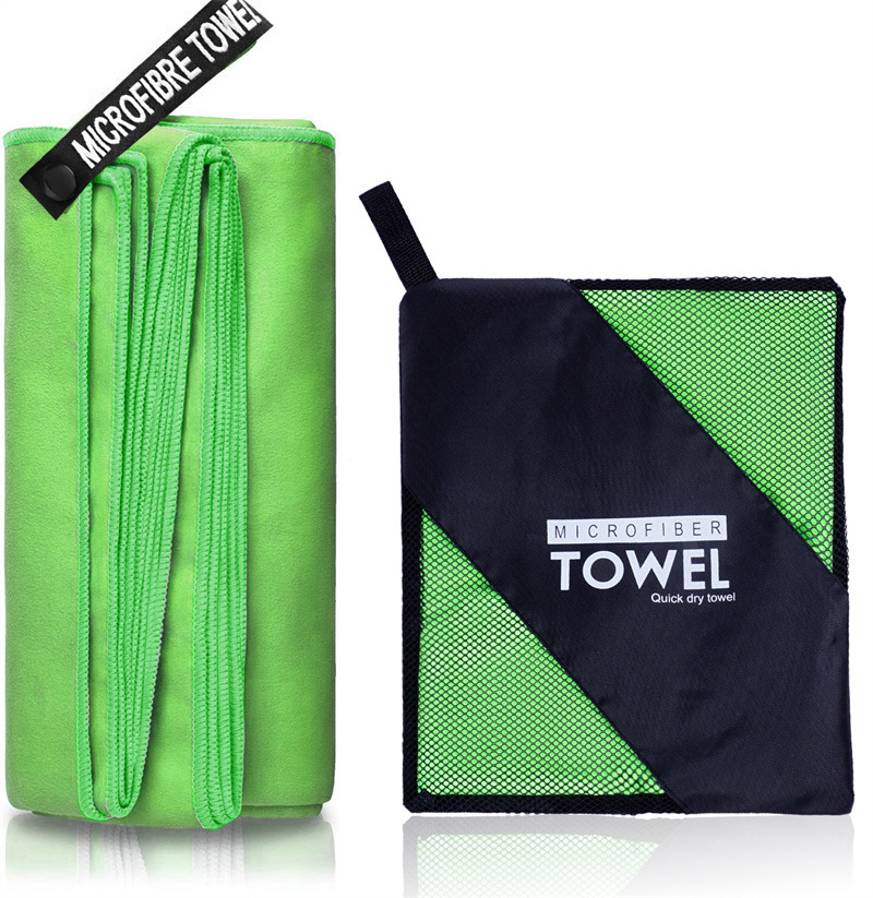 Verdikte microvezelhanddoek voor reizen, sport, sneldrogend, superabsorberend, grote haarhanddoek, superzacht en lichtgewicht fitnesshanddoek: WIT