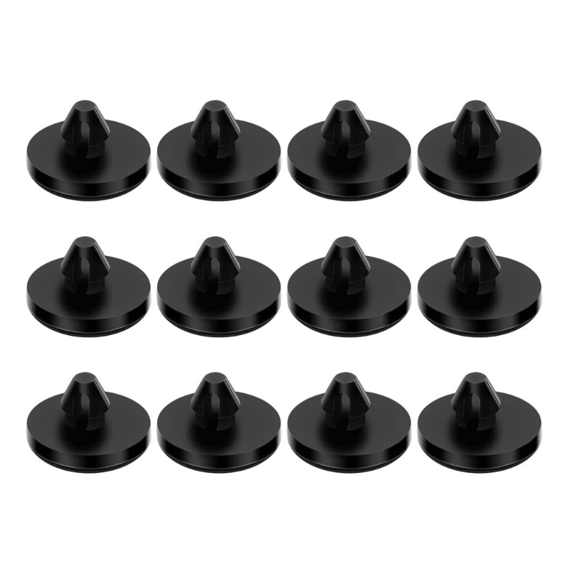 Brake Switch Stopper Rubber Brake Pedal Pad Brake Pedal Stop Pad Brake Light Switch Stopper Clutch Pedal Stopper 12 Pcs