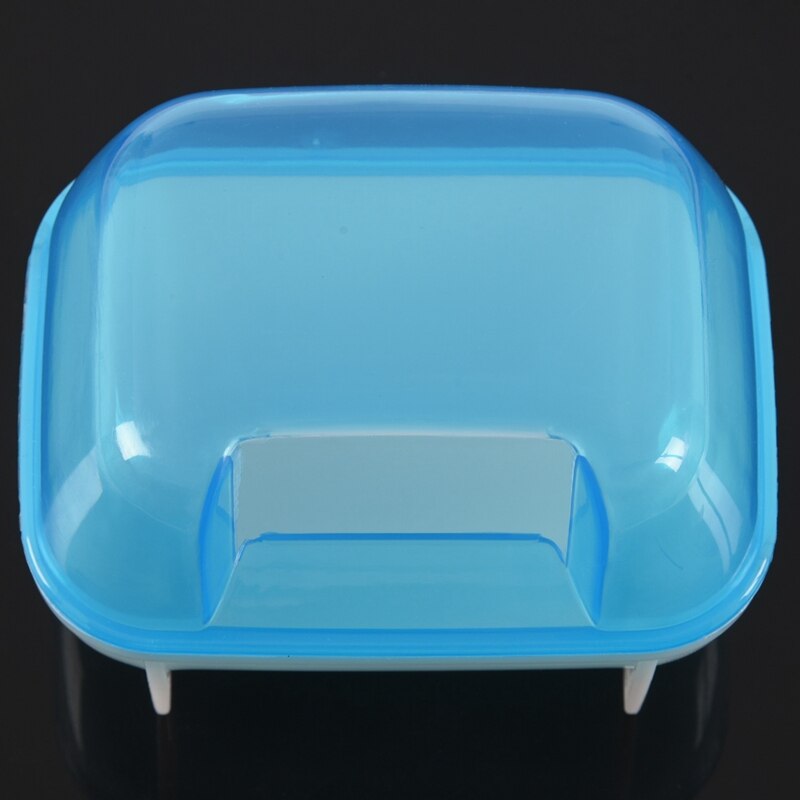 Husdjur hamster badrum bad sand rum bastu toalett blå vit 10 x 7 x 7cm