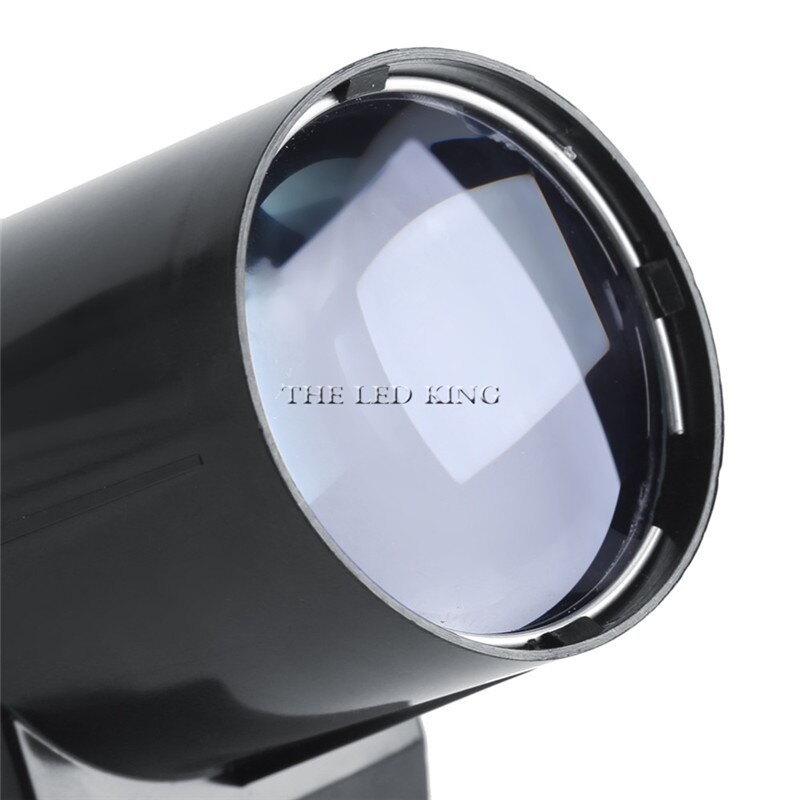 Pinspot Light Spotlight Super Bright Lamp Black body LED Spotlight 12W Red/Green/Blue/White/Ultraviolet Color Lighting for KTV