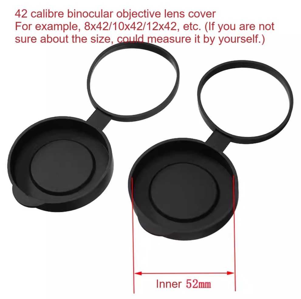 Binoculars Telescope Universal Rubber Eyepiece Cover Monocular Objective Lens Dust Protective Shield Elastic Eye Cup Cap Guard: Orange