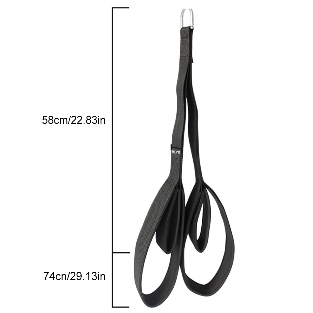 Corde de traction antidérapante pour entraînement musculaire, corde d'exercice pour triceps, longue sangle polyvalente pour pulls faciale/poussetage/groups